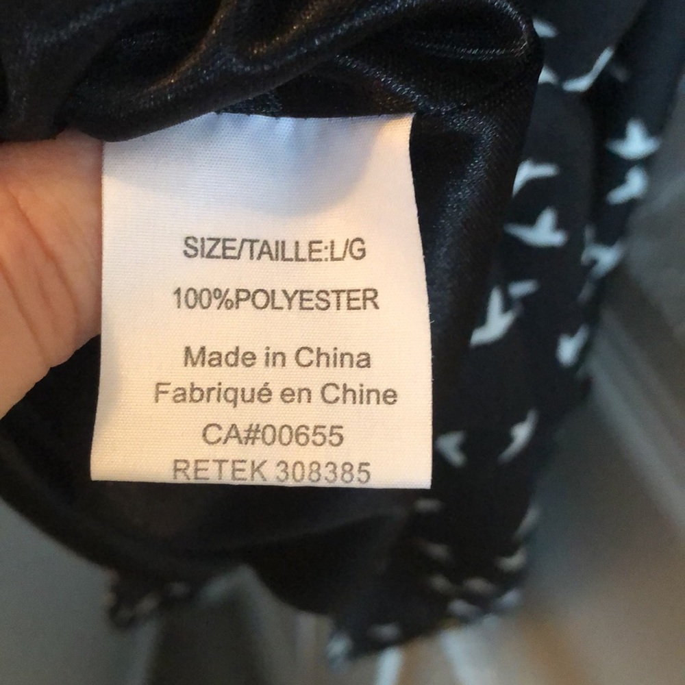 Reitmans bird print roll tab sleeve dress - Picture 8 of 13